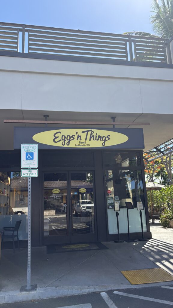 Eggs'n Thingsでモーニング