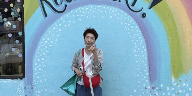 Jennyさんのウォールアートを見にKaimukiへ