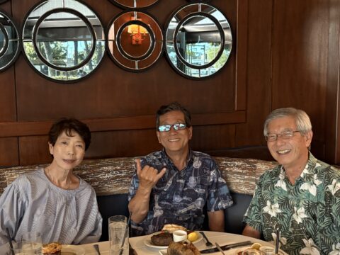 友人とディナー