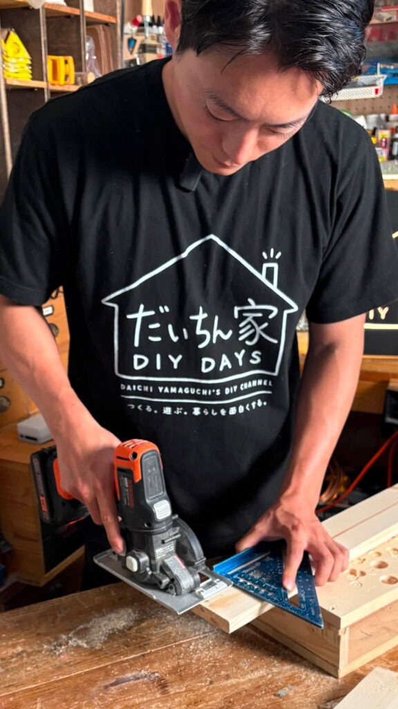 だいちん家の撮影中｜山口大地さんと工房でDIYトーク