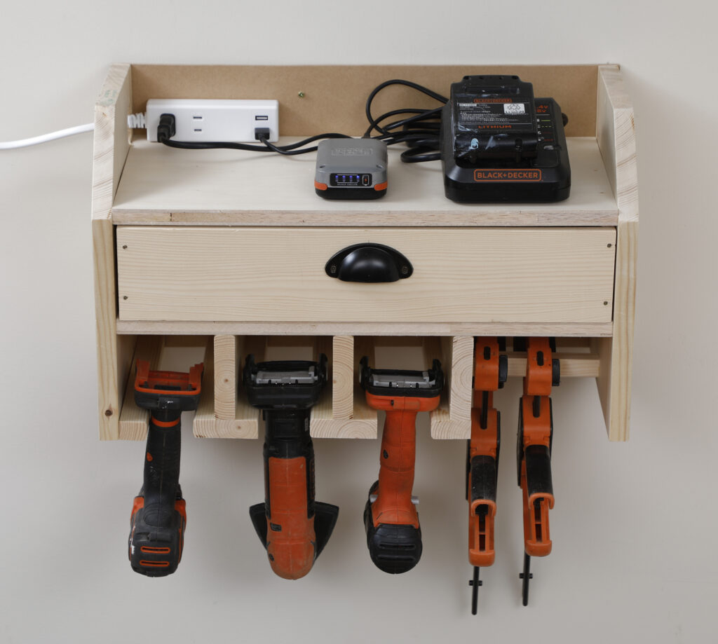 電動工具収納ラックの作り方｜DIYで工具を整理する専用棚