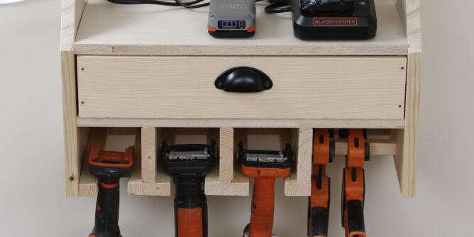 電動工具収納ラックの作り方｜DIYで工具を整理する専用棚